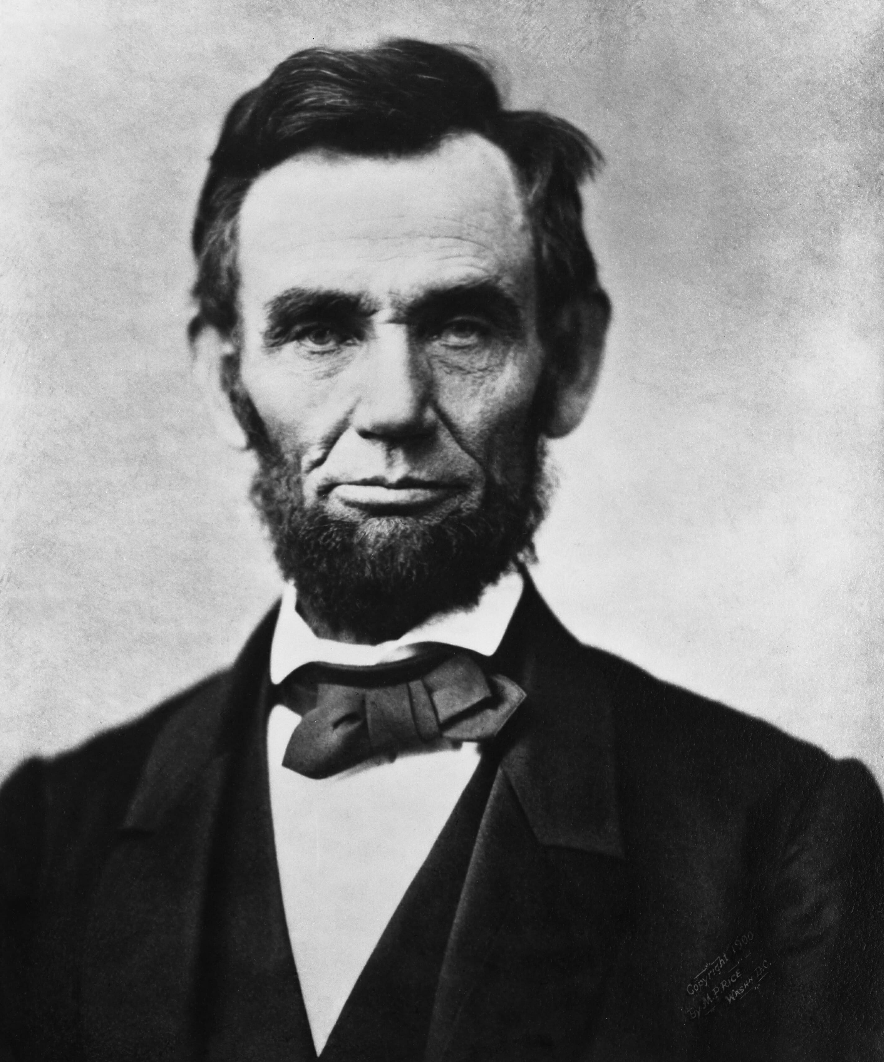 Bow tie origins: Abraham Lincoln with a bow tie