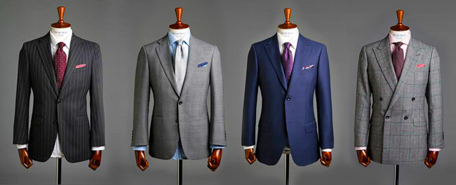 Made to measure suits examples