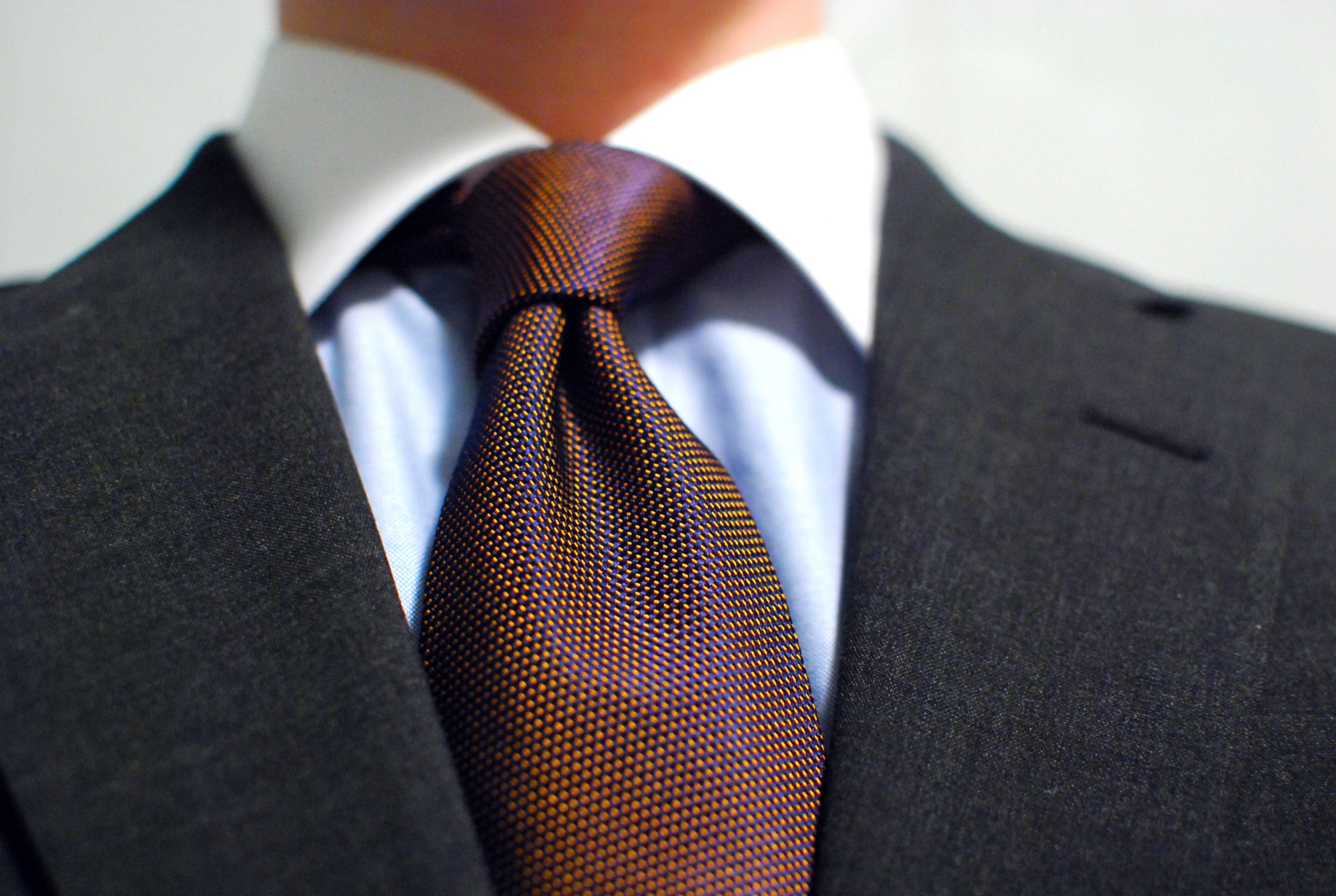 Mens Plain Tie Wedding Classic Business Formal Necktie Funeral Work Office