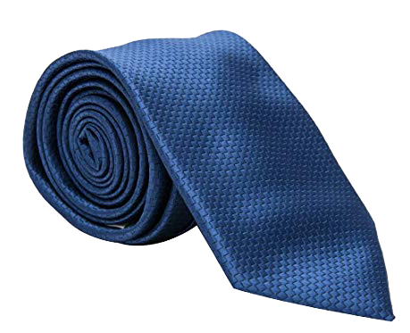 Solid navy blue tie by Pierre Cardin