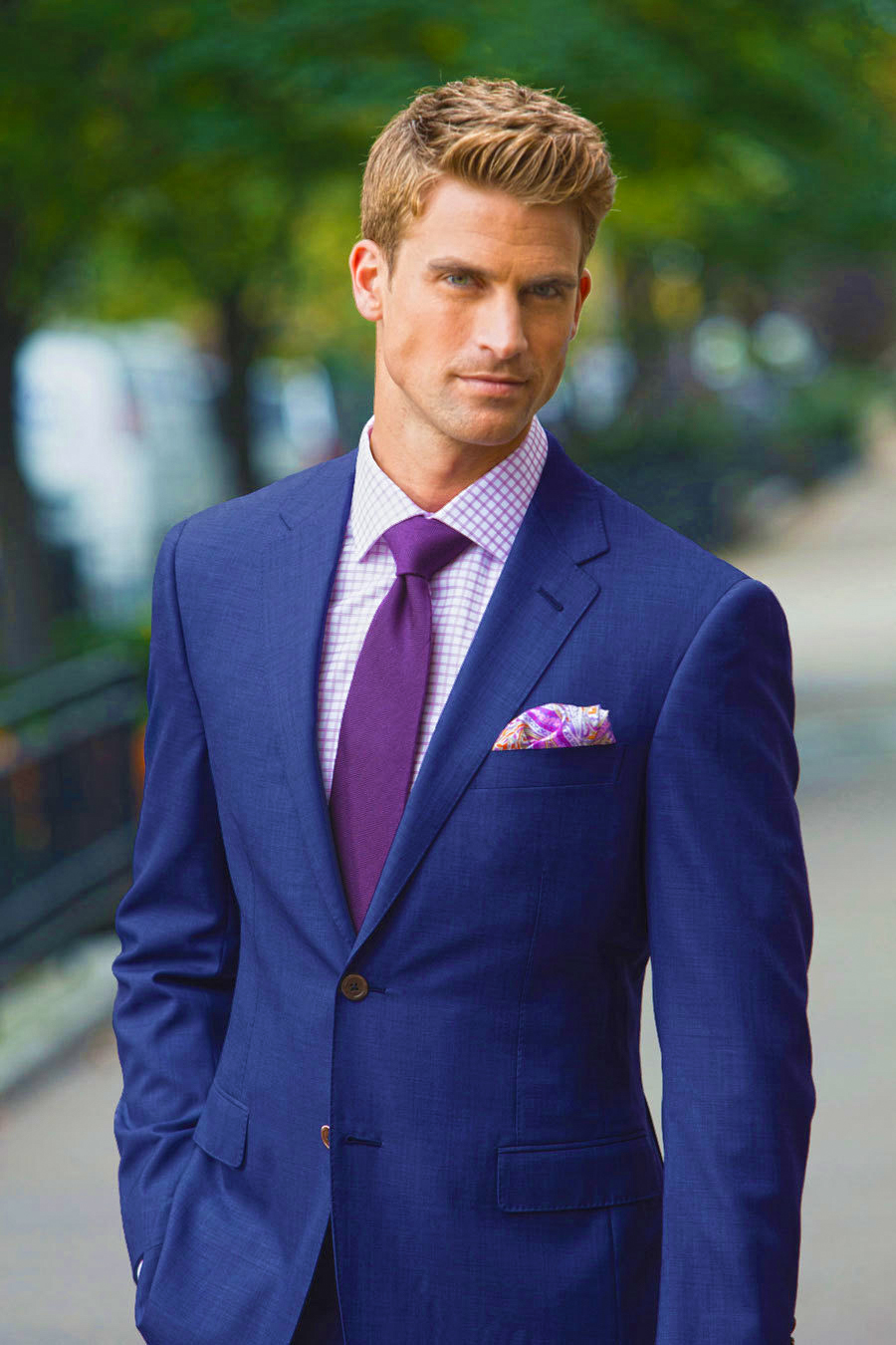 Master The Blue Suit: Color Combinations With Shirt & Tie