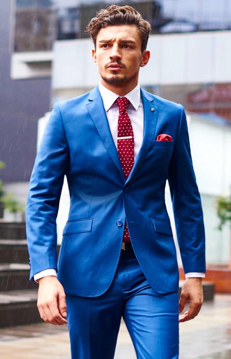 Master the Blue Suit: Color Combinations with Shirt & Tie