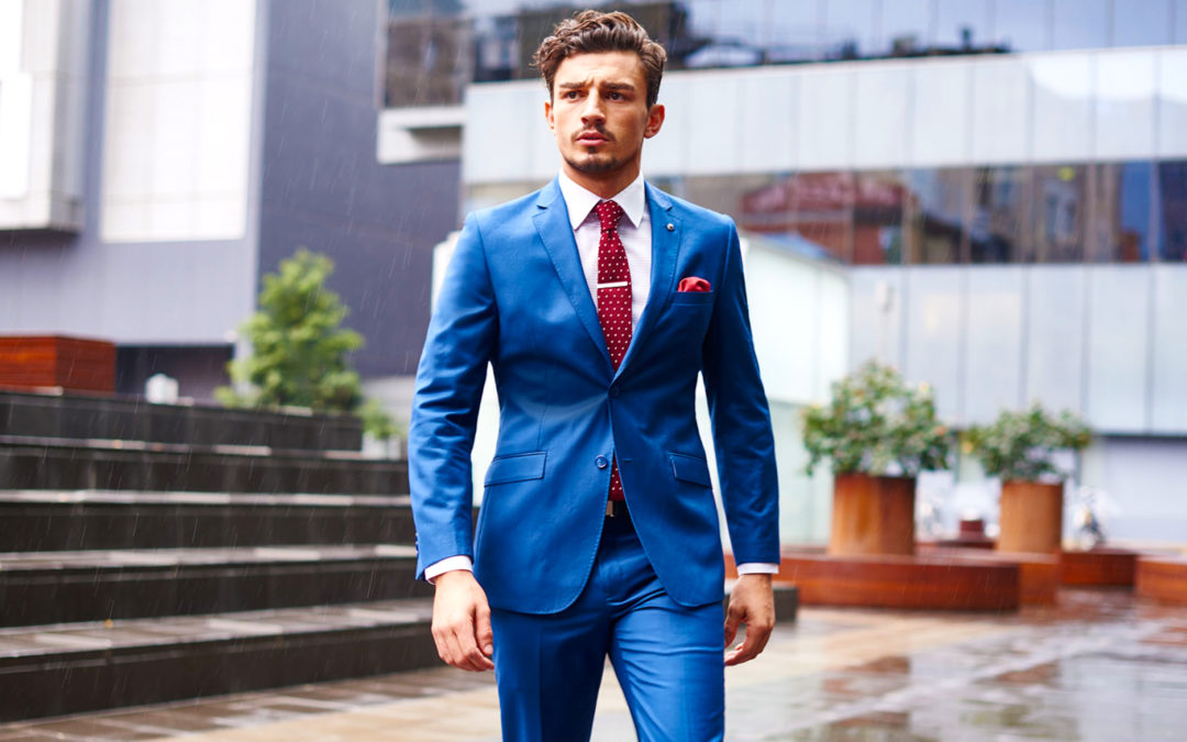 Blue suits color combinations guide with shirt and tie