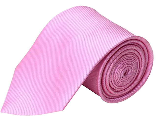 Solid tie in pink color by QBSM