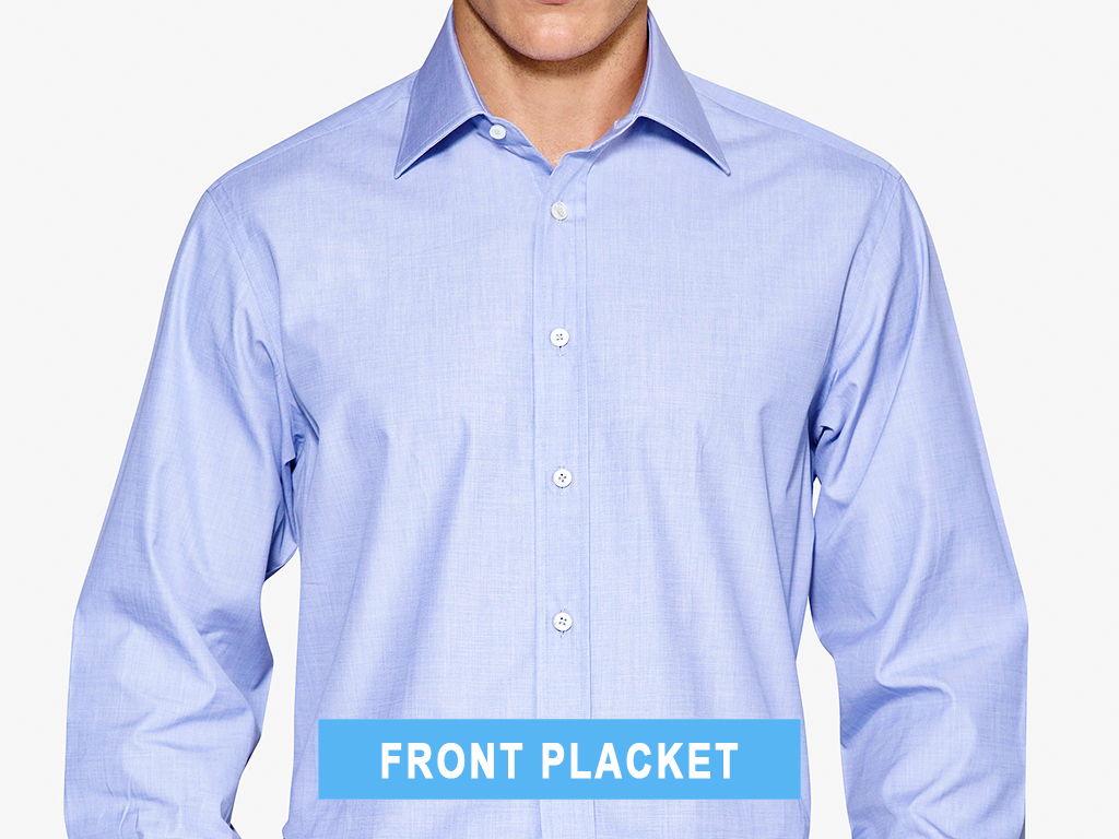 front placket type