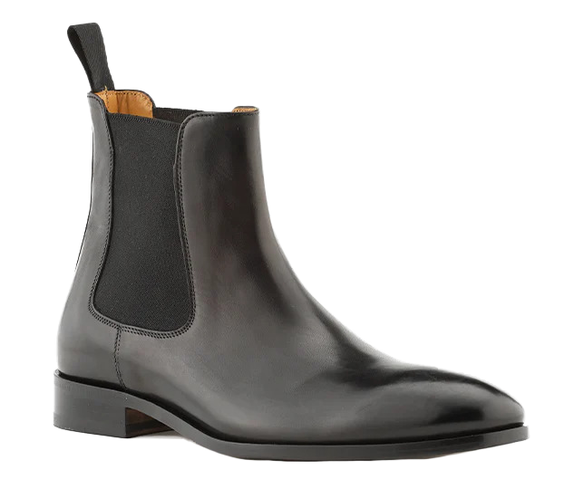 black Chelsea boots by Acemarks