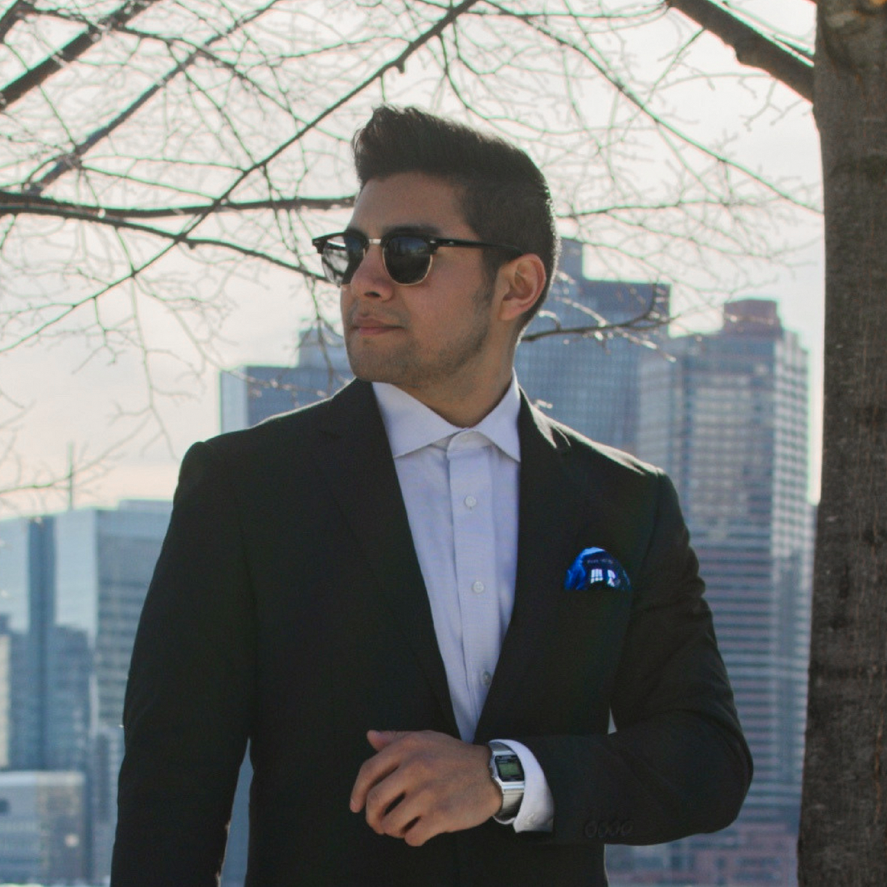 Air tie the formal business black suit