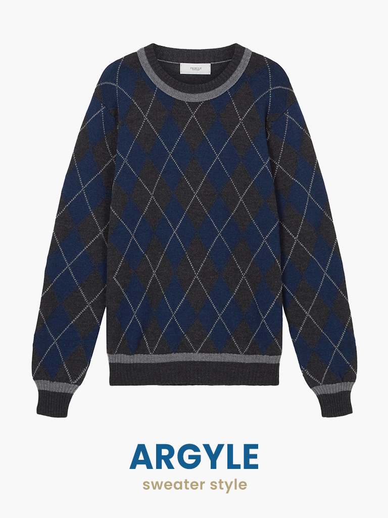 Argyle sweater pattern