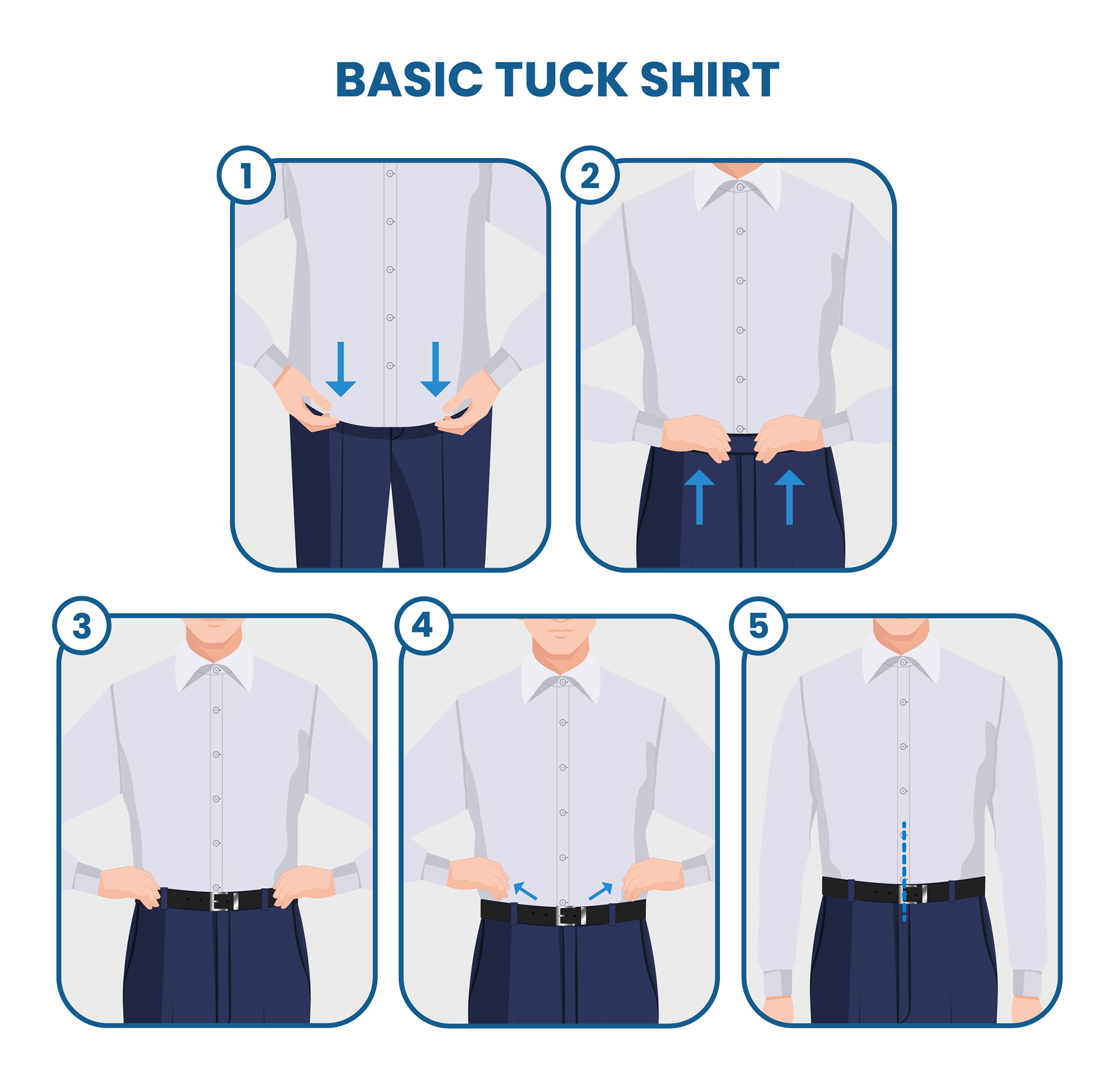 How and When to Tuck in Your Shirt