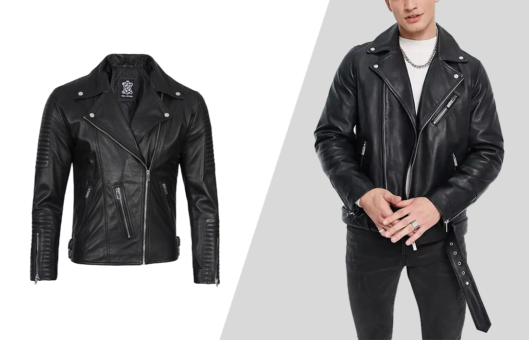 Biker jacket style for men