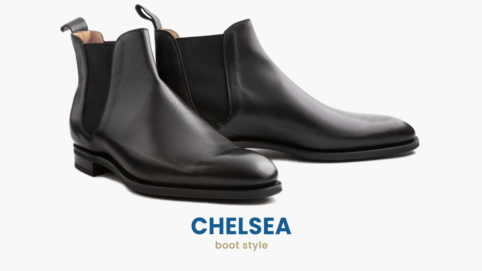 black Chelsea boots style for men