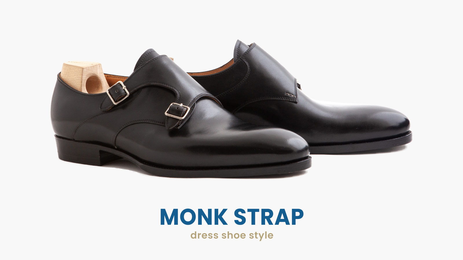 black monk strap dress shoes