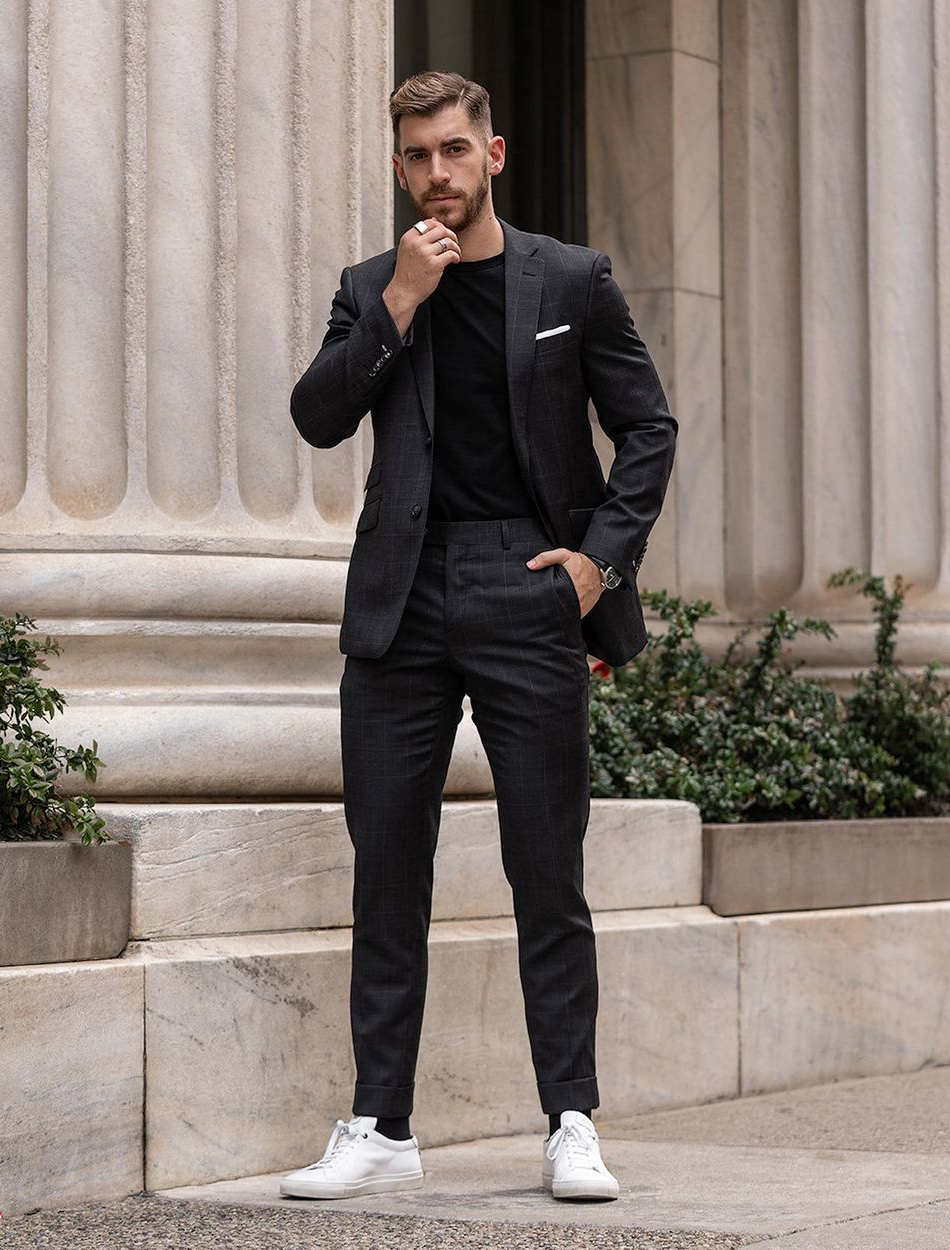 Stylish Ways to Wear a Suit with a T-Shirt - Suits Expert