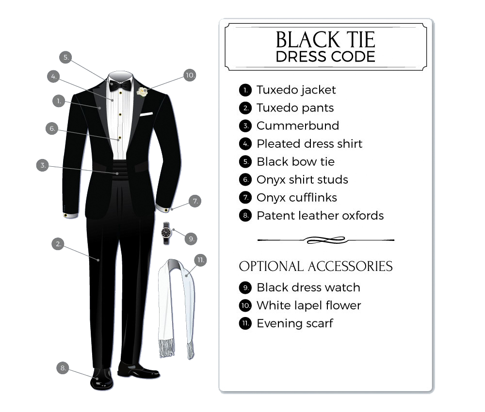 consumator miez Umed occasions with black tie dress code instinct ...