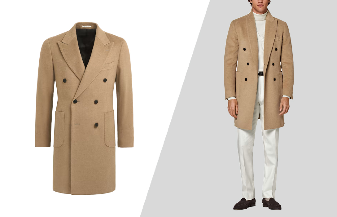 brown overcoat: old money style