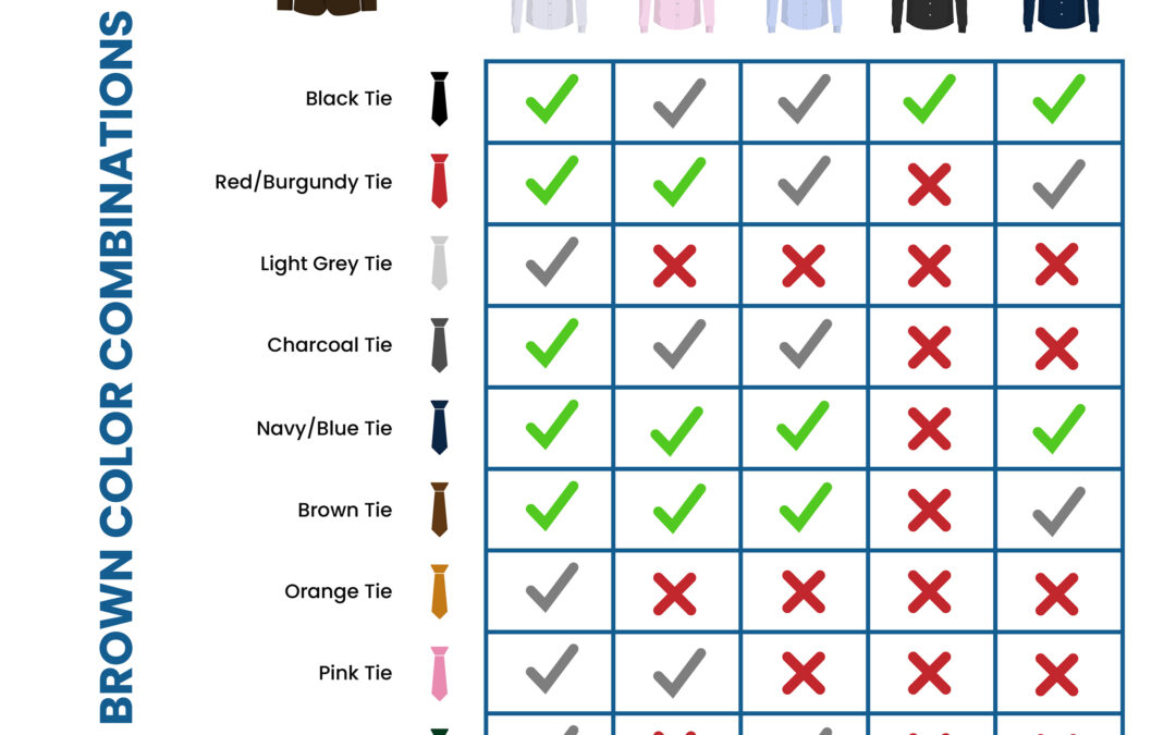 shirt tie pants combinations
