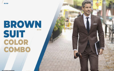 Brown Suit Color Combinations with Shirt and Tie