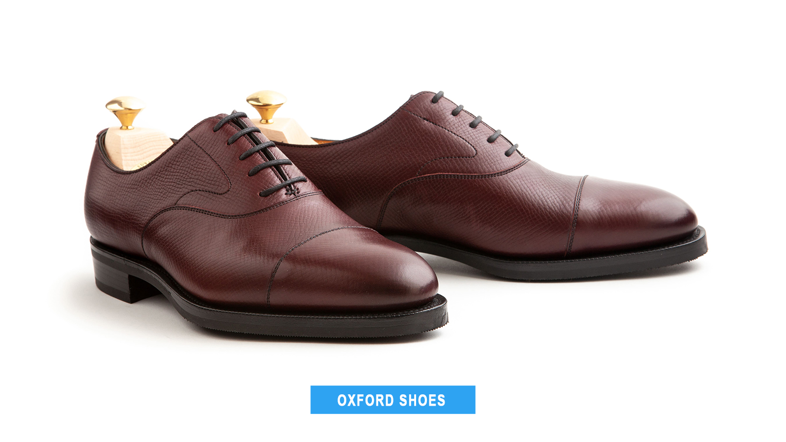 burgundy oxford dress shoe style