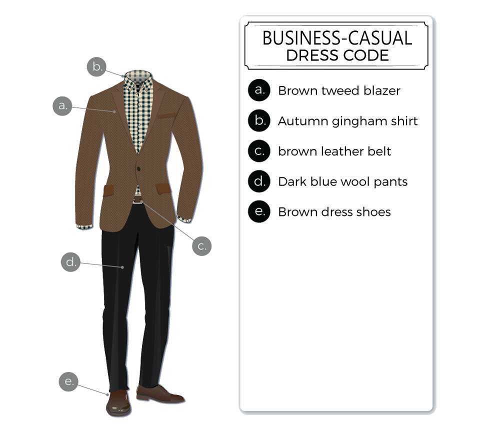 formal casual clothes