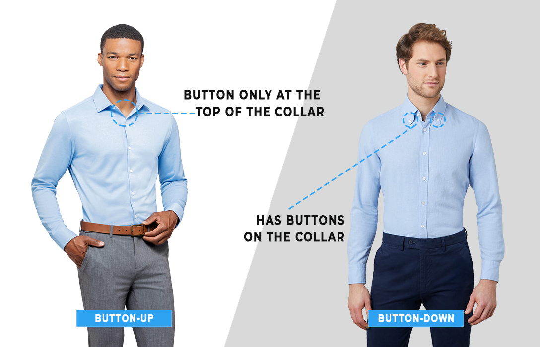 Button Up vs Button Down Shirts: Same-Same or Diff?