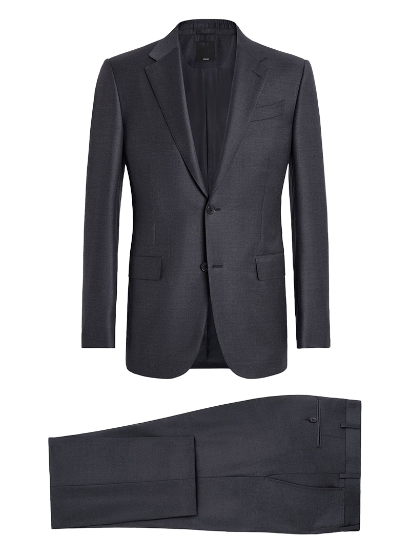 charcoal grey suit