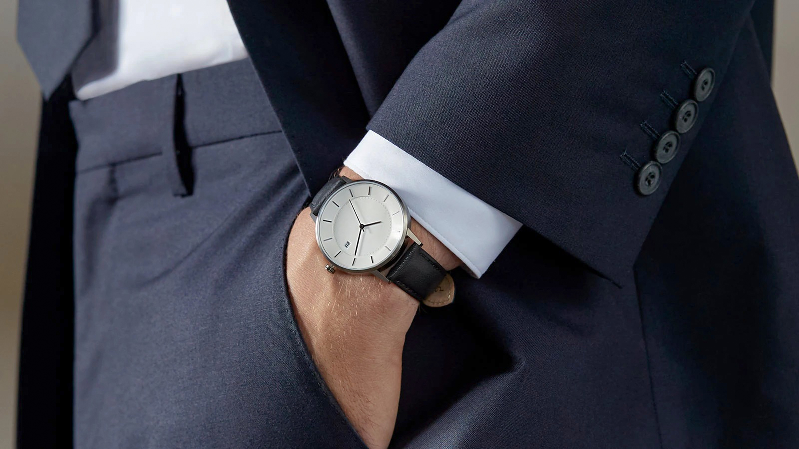 Watch for black suit outlet
