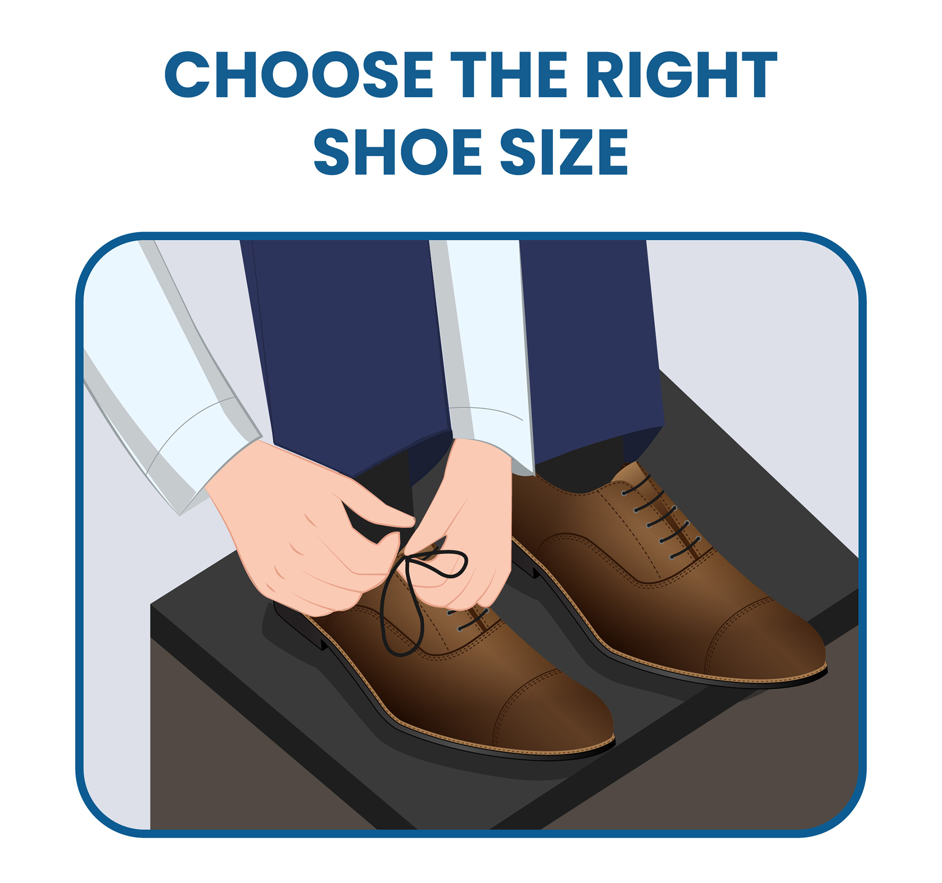 Choose the right dress shoe size
