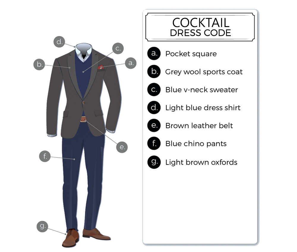 code dress cocktail