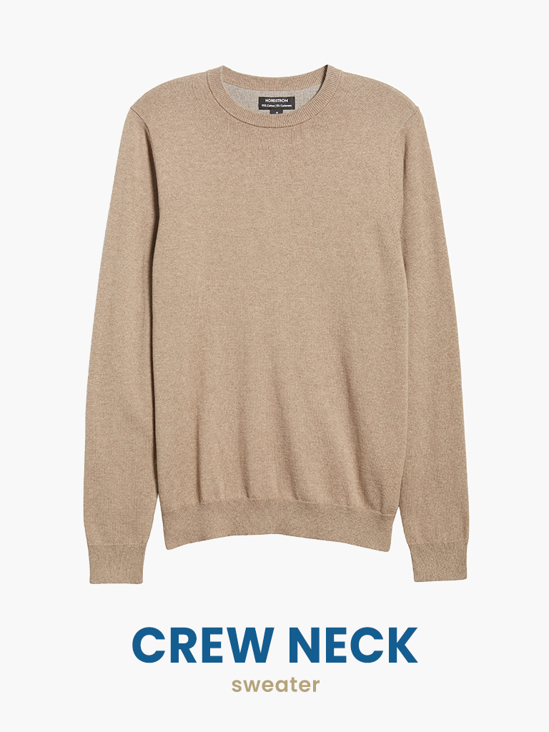 crew neck sweater type