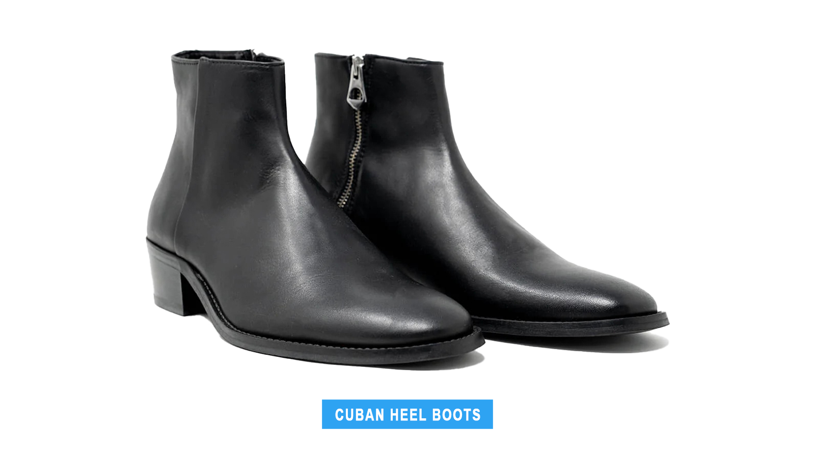 Cuban heel boots style for men