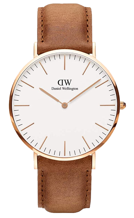 Daniel Wellington classic Durham with light brown leather strap