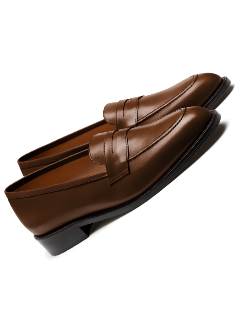 dark brown penny loafers