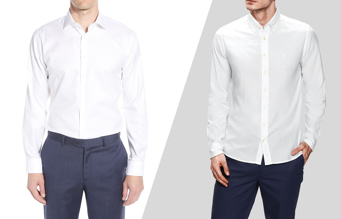 differences between tucked vs. untucked dress shirts