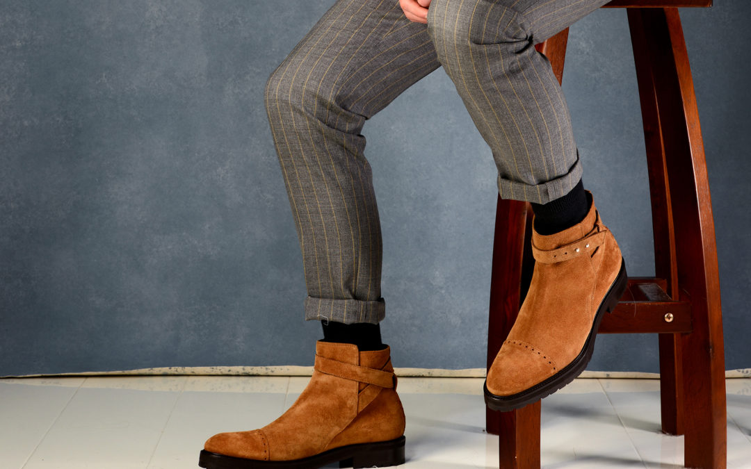different boots you can wear with a suit