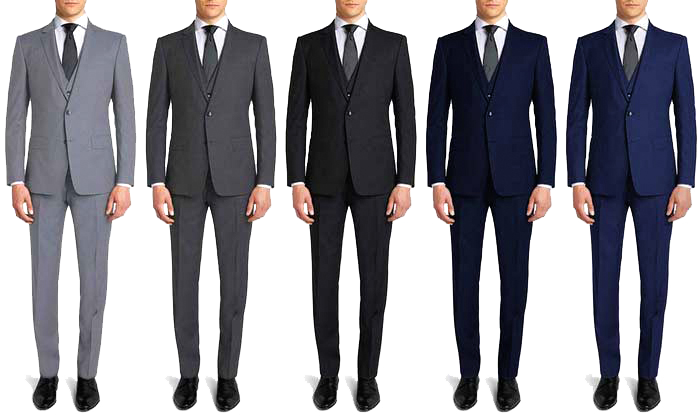 different suit color combinations