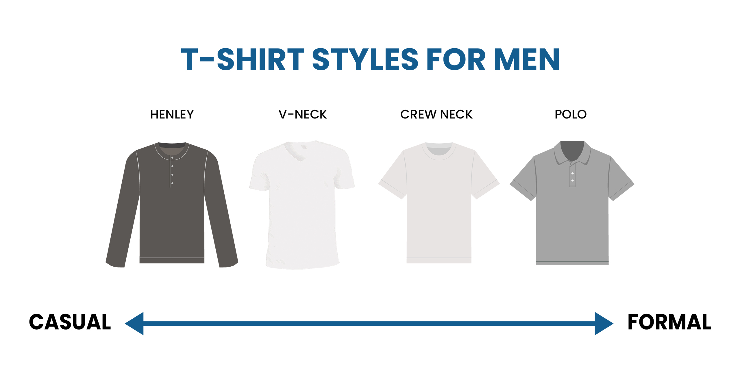 different t-shirt styles for men you can wear with a suit