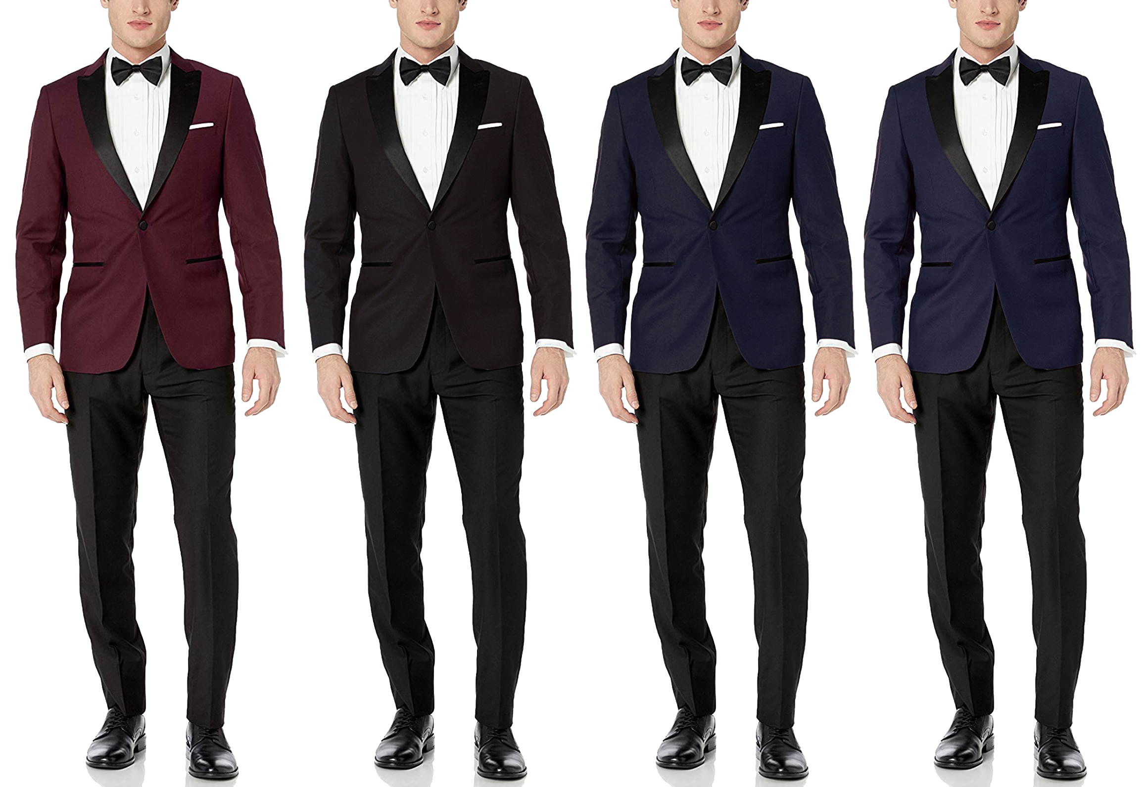 different tuxedo color choices and combinations