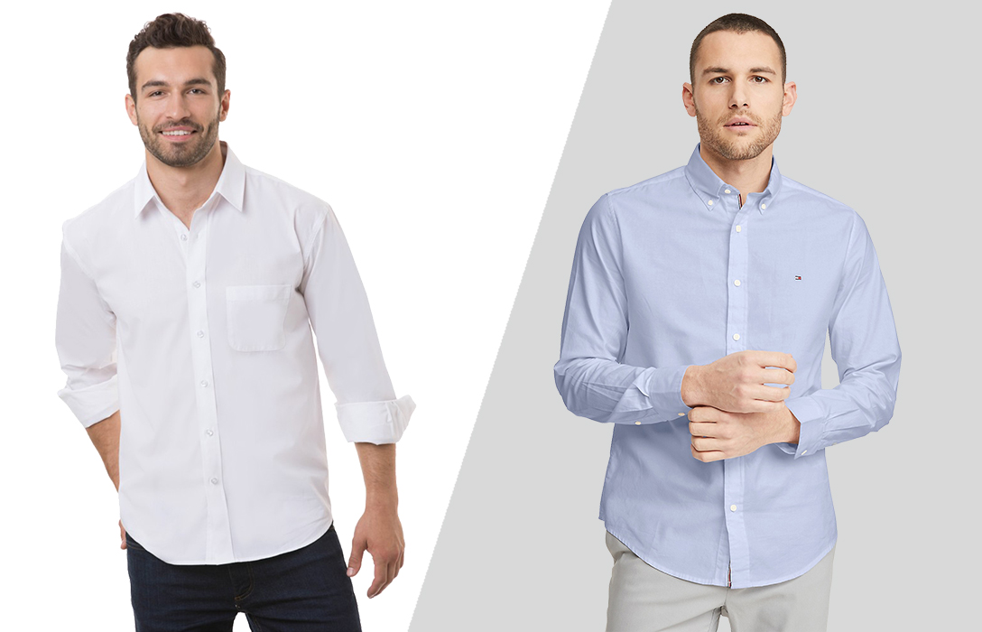 different ways to wear dress shirts untucked