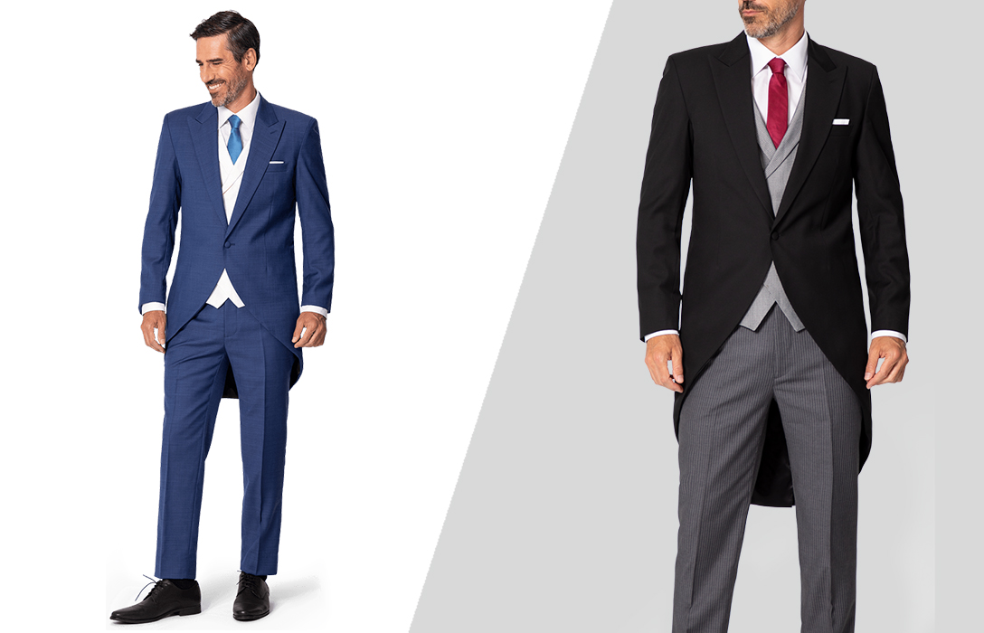 different ways to wear a morning coat and a waistcoat