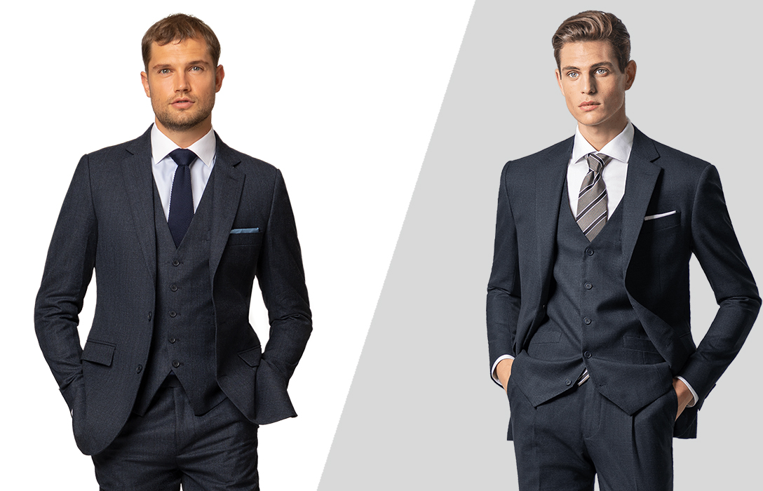 Differences Between Two-Piece & Three-Piece Suits