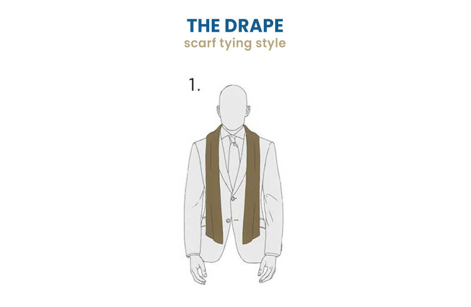 the drape: scarf tying style