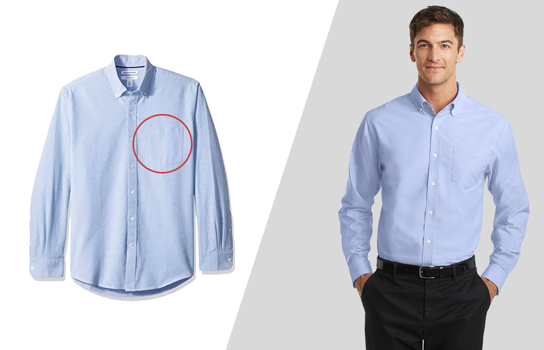 dress shirt with pocket style