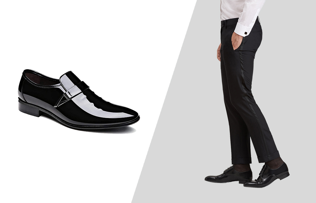 dress shoes to wear with a black tuxedo