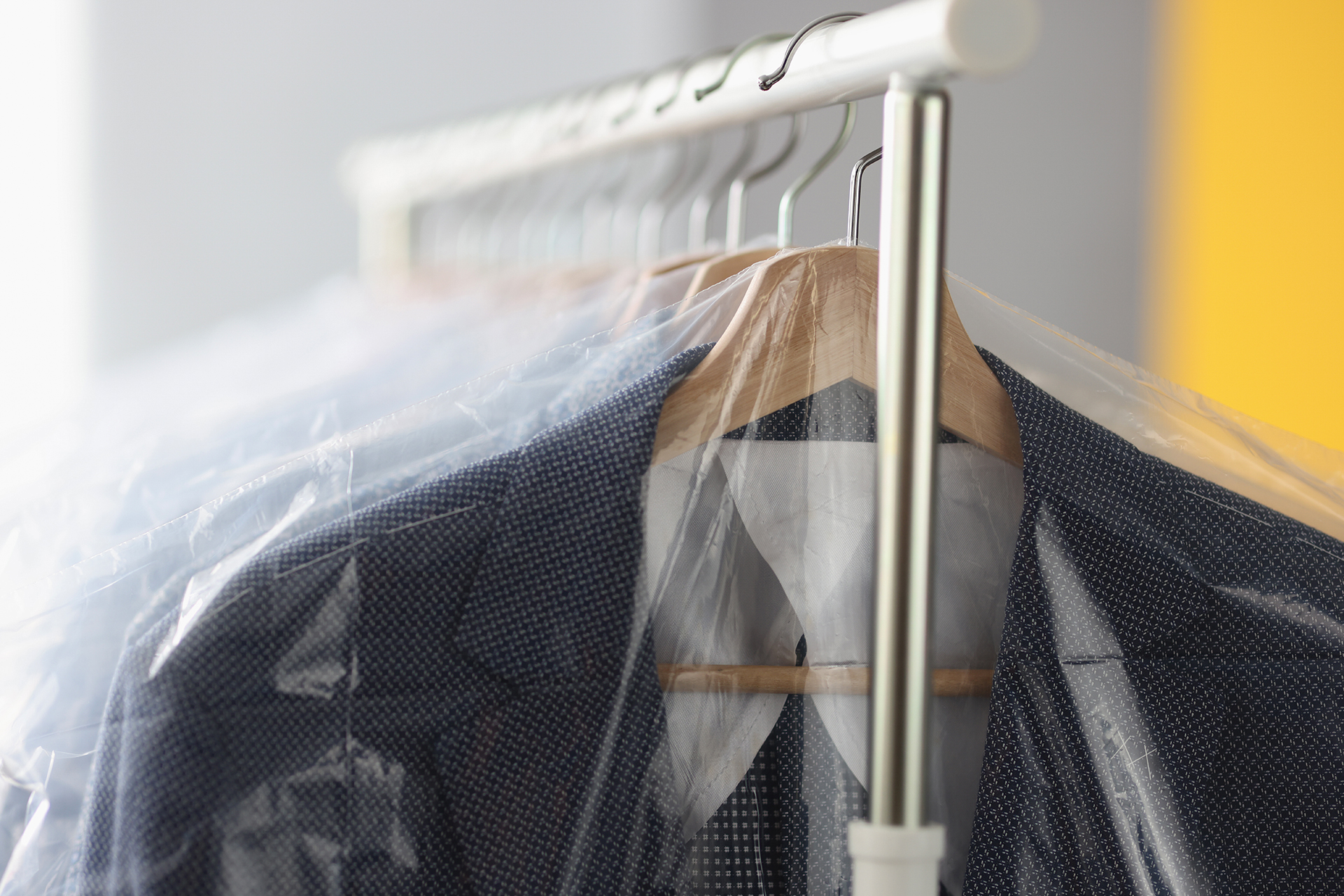 It's recommended to dry-clean your suit before long-term storage