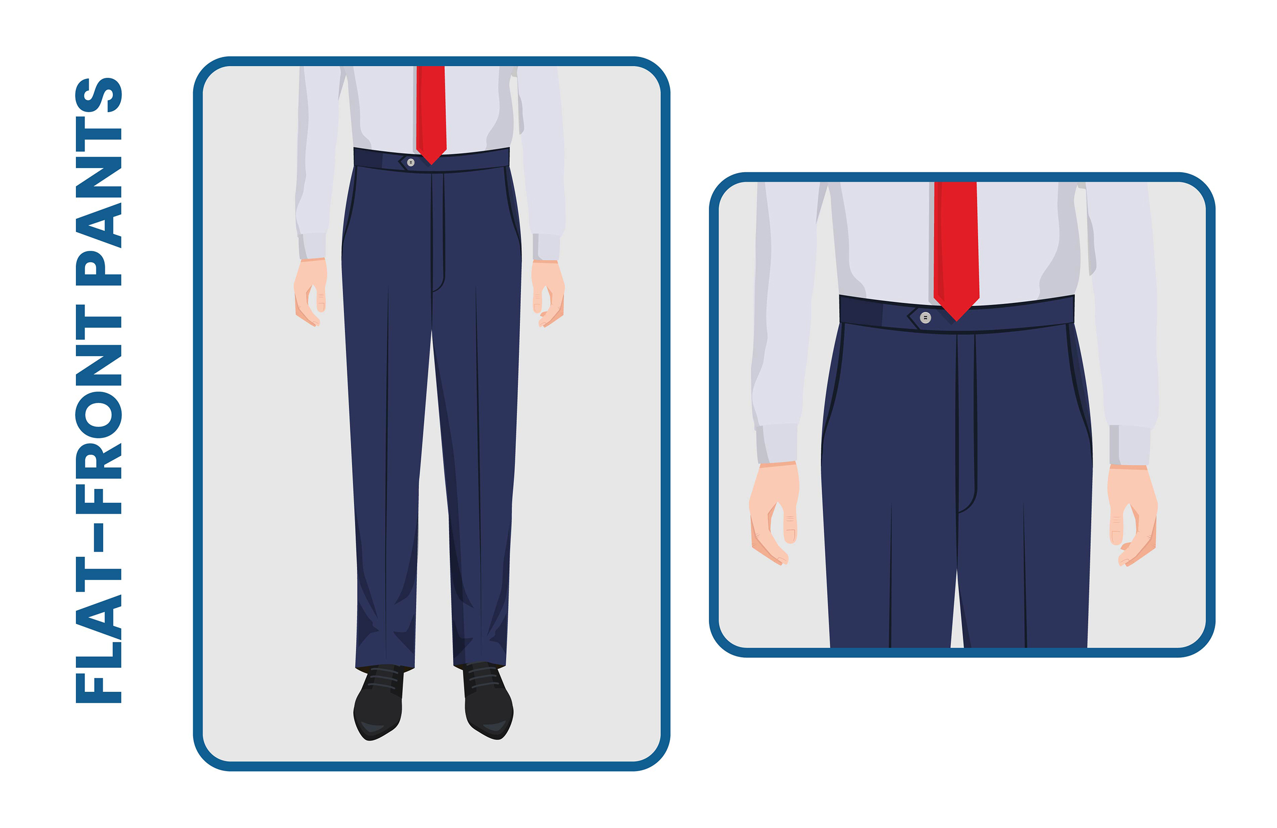 Flat-Front vs. Pleated Pants: Style & Differences - Suits Expert