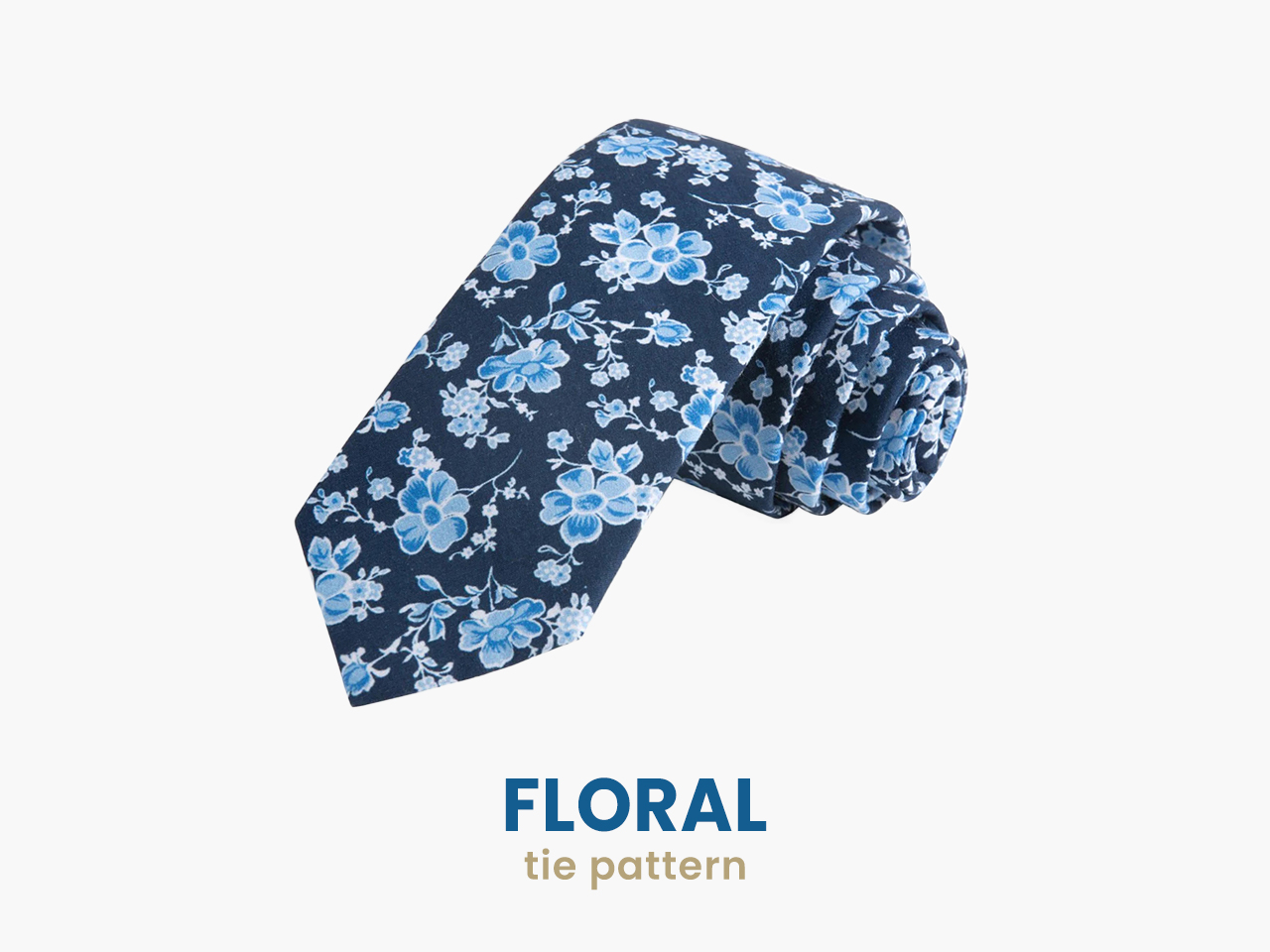 floral tie pattern