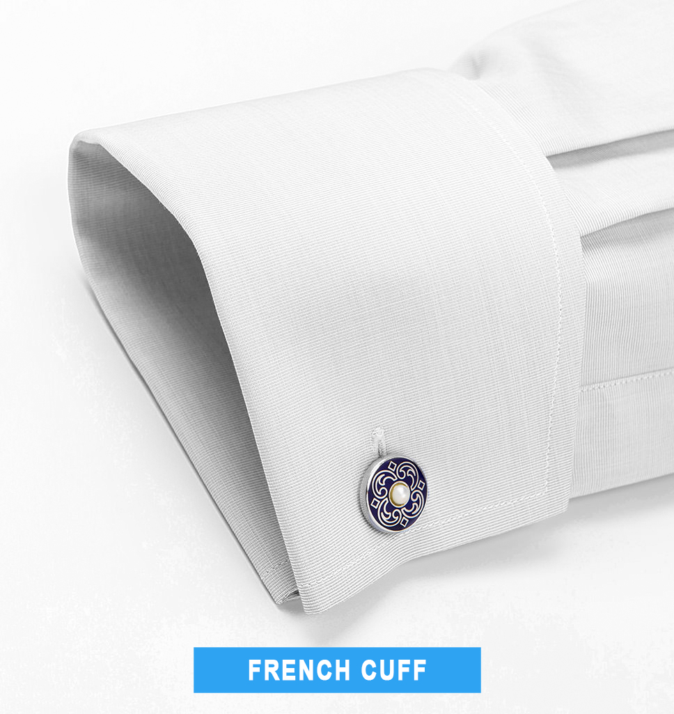 french cuff tuxedo shirt