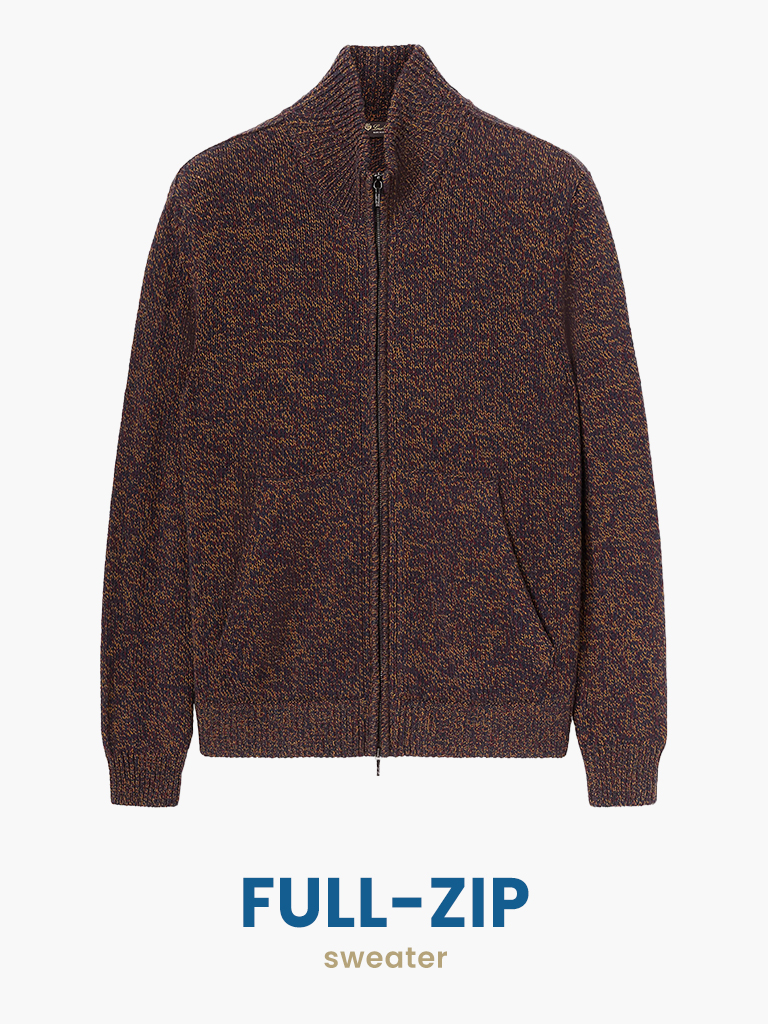 Full-zip sweater