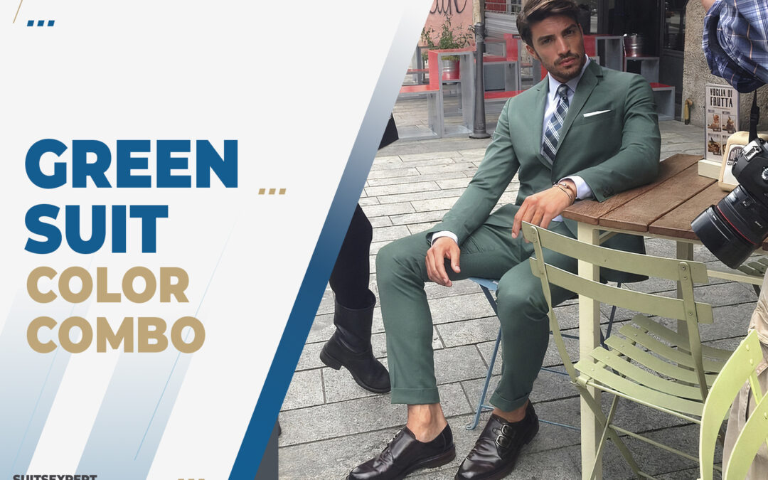 green suit color combinations with a shirt and tie