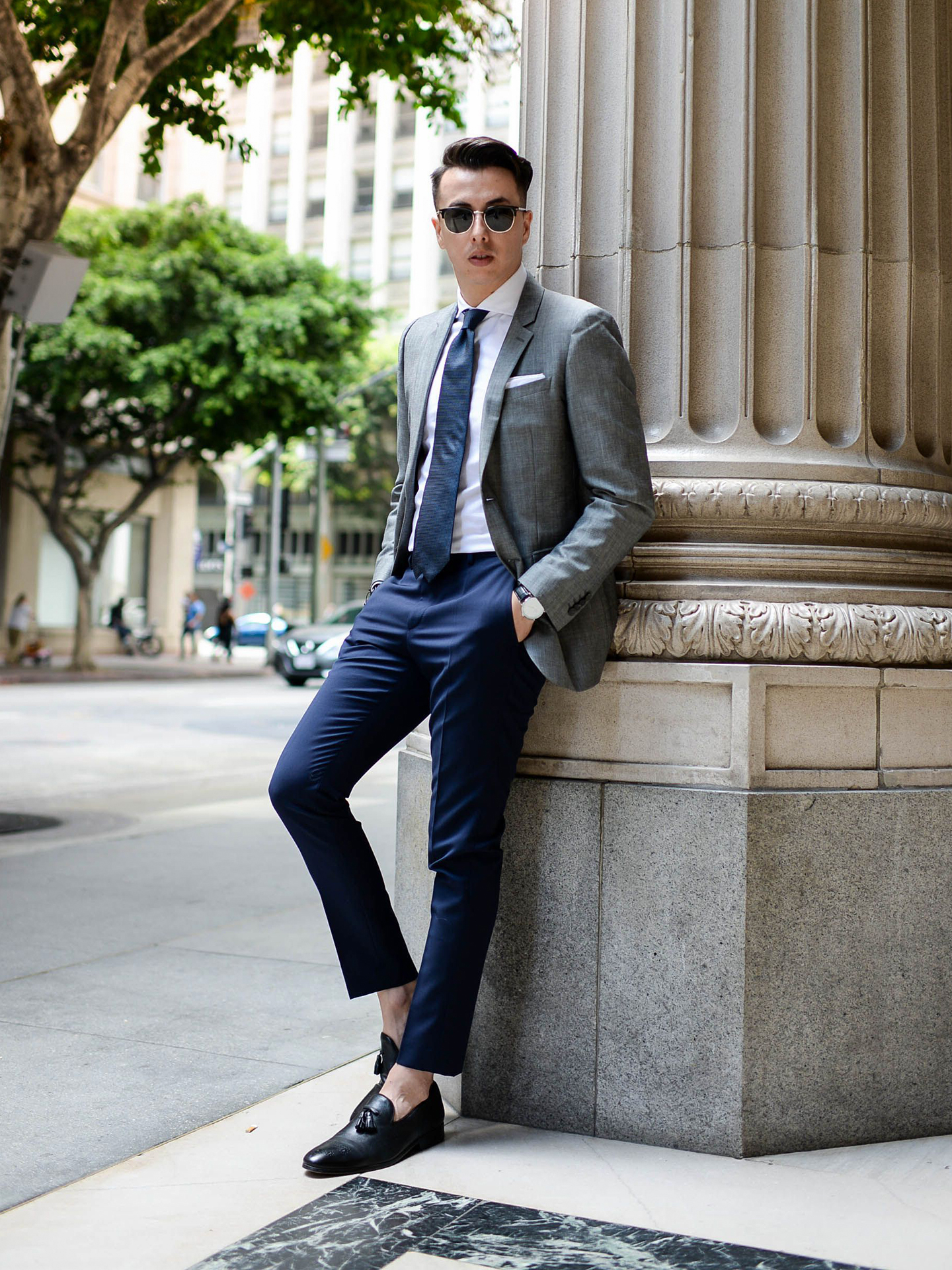 10 Navy Blue Blazer Combination 2023  Blue Blazer Style  Beyoung Blog